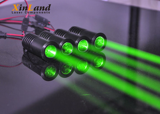 Módulo llevado verde de larga distancia del laser/haz ancho gordo Mini Laser Module