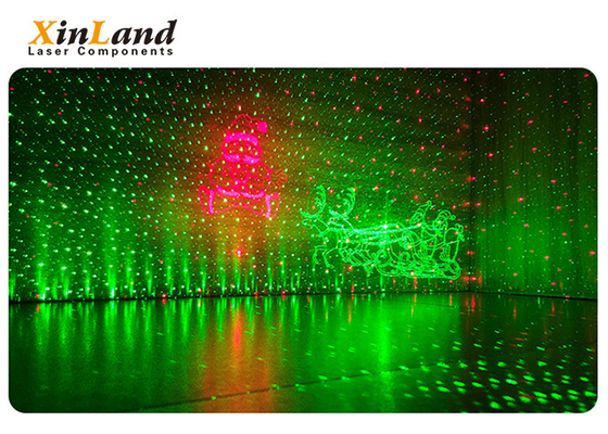 Luz al aire libre de la animación del laser de la Navidad de Mini Portable Laser Party Light