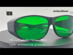 Gafas protectoras láser 190-440nm y 600-760nm OD6+
