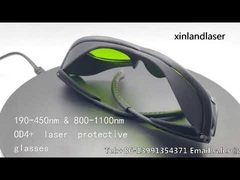 Gafas protectoras láser OD4+ de 190-450 nm y 800-1100 nm