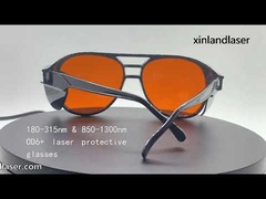 Gafas protectoras láser 190-540nm y 850-1300OD6+