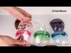 Gafas protectoras láser de color.