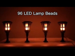 luces solares de la llama de las luces solares de la llama que oscilan 7.2W para las luces del poste de la trayectoria de la yarda de Graden