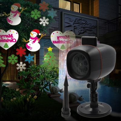 El proyector de la Navidad IP44 enciende la luz al aire libre de la decoración del LED