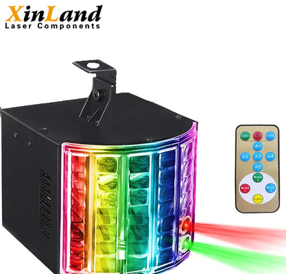 El disco de DJ del partido enciende la luz laser activada sonido de 6 colores LED