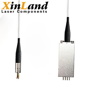 paquete juntado fibra del diodo láser Coaxial/8-Pin de la base de la fibra de 445nm 15-40mW PMF 3um