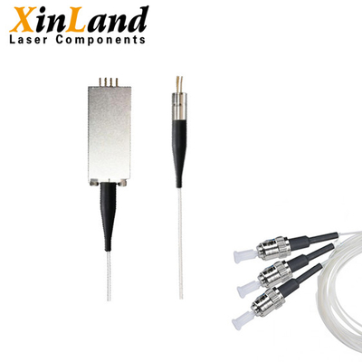 detalle juntado fibra con varios modos de funcionamiento del diodo láser 520nm-850nm 808nm 150mW 62.5um