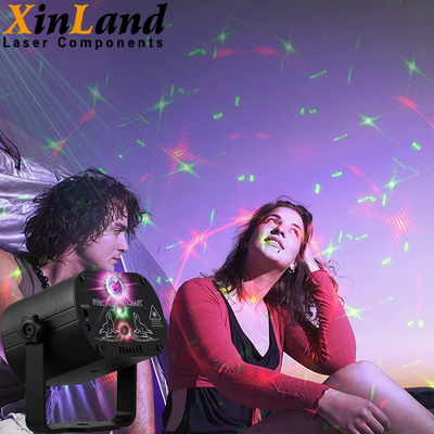 Partido de destello del Karaoke de las decoraciones del proyector del estroboscópico de Mini Portable Laser Party Light