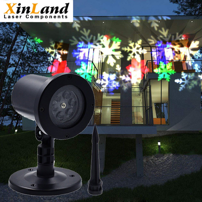 Iluminación decorativa del paisaje al aire libre de la Navidad del proyector de luz del partido del laser de las nevadas LED