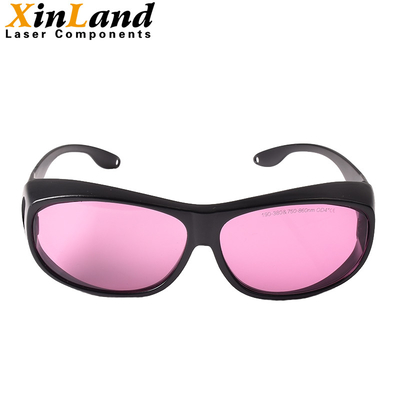 Gafas infrarrojas de la protección de la lente púrpura de VLT el 60% para las gafas de seguridad de laser de la máquina 808nm del laser del CTP