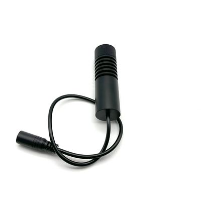 Modulo láser de línea verde de 520nm 200mw 12V Fuente de alimentación 22x80mm Modulo de diodo láser con soporte