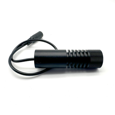 Modulo láser de línea verde de 520nm 200mw 12V Fuente de alimentación 22x80mm Modulo de diodo láser con soporte