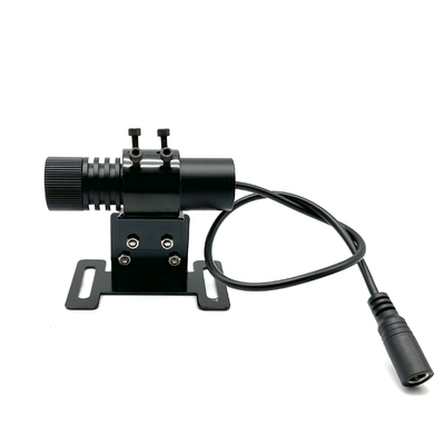 Modulo láser de línea verde de 520nm 100mw 22x80mm Modulo de diodo láser 12VDC con soporte