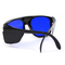 las gafas protectoras de bloqueo ligeras rojas azules de las gafas de seguridad de laser de la lente 650nm pueden logotipo modificado para requisitos particulares