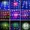 El disco de DJ del partido enciende la luz laser activada sonido de 6 colores LED