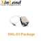 paquete coaxial juntado fibra ULTRAVIOLETA profunda del Pin HHL-01 del diodo láser de 405nm 50um/105um 14