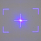 Módulo opcional tricolor del laser del módulo del diodo láser del RGB del rectángulo 15.8°