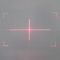 módulo rojo del laser de 46.2° 650nm con el módulo del diodo láser del rectángulo 3V del punto cruzado